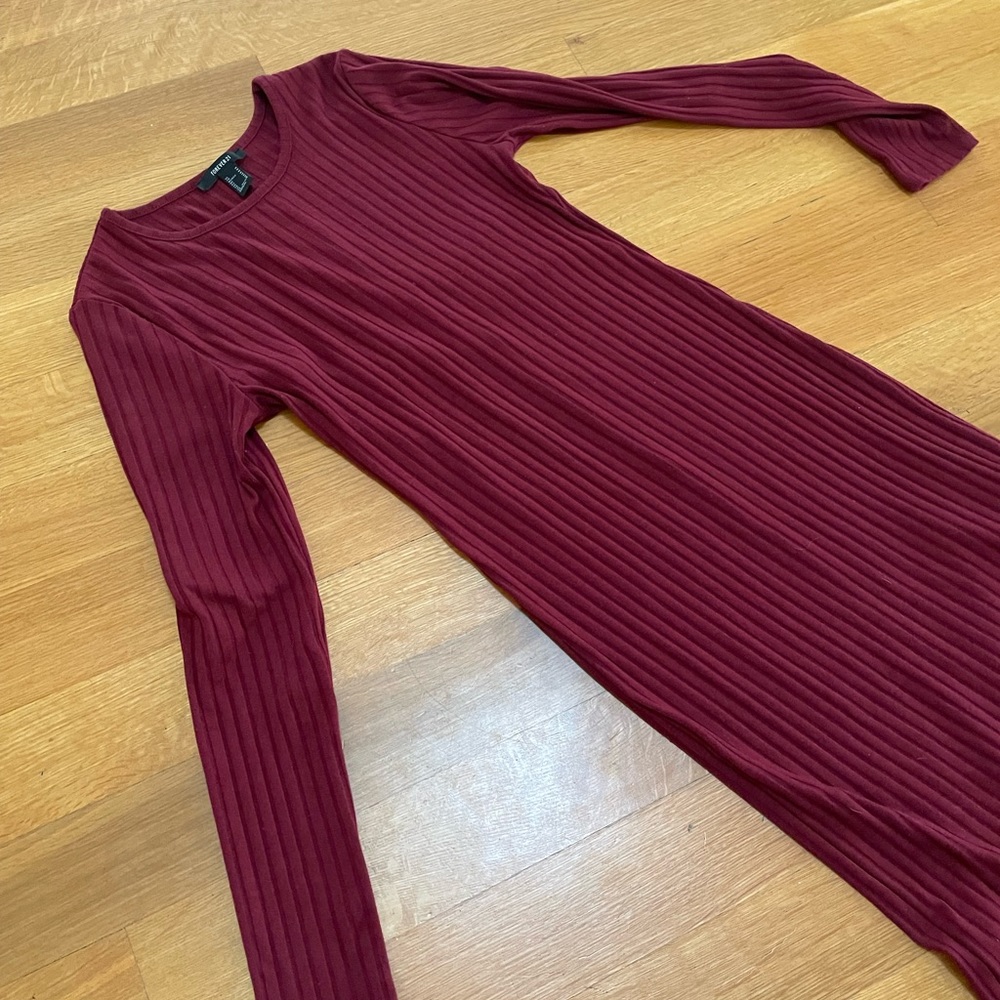 Long Burgundy Dress